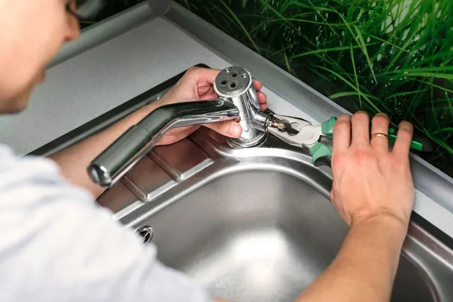A reliable plumber at work